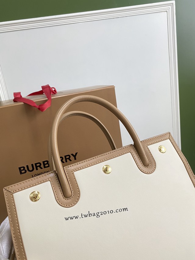 Burberry專門店新款大號Title泰爾勒手袋 巴寶莉手提托特包購物袋 yxb1003